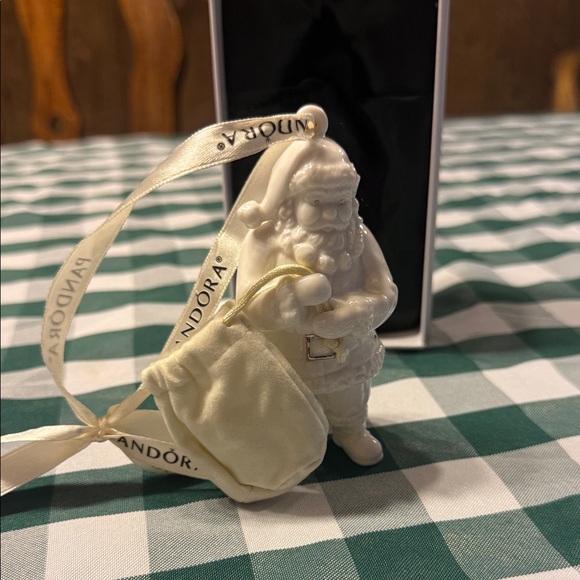 Pandora Cream Santa Ornament with Bag - Picture 1 of 7